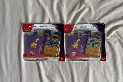 pokemon 30th anniversary celebrations tech sticker collection lucario x2