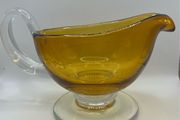 Vintage  Williams Sonoma Amber Glass