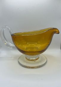 Vintage  Williams Sonoma Amber Glass