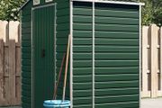 Garden Shed Green 191x130x198 cm Galvanised Steel