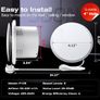 4 Inch Reversible Bathroom Extractor Fan, 6 Speeds, Remote Control, Status Indicator, Smart Memory, IPX4, Silent Ventilation Fan Image 4