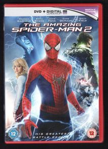 Amazing Spider-Man 2 DVD Movie staring Andrew Garfield, Emma Stone & Jamie Foxx