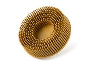 Glass Polish 11126 - Quick-Lock Bristle Disc / 3" 75mm - Yellow Grid 80