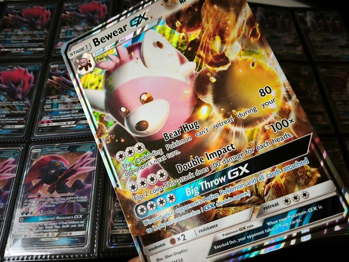 Bewear GX ! Jumbo Oversized Card ! Promo from Sun & Moon Era ! 2017 ! Pokemon Card !