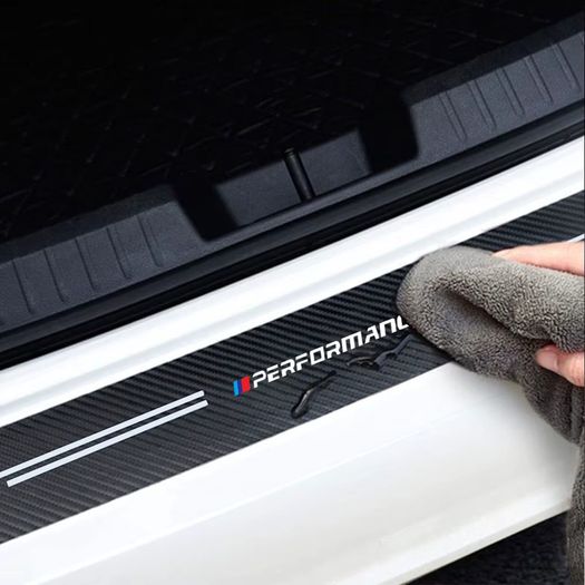 Carbon Fiber Car Door Sill Protector Stickers For BMW M E46 E90 E60 F30 E39 F10 F20 E87 E36 F20 F30 1 2 3 5 7 Series X1 X3 X5 X7