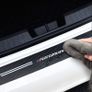 Carbon Fiber Car Door Sill Protector Stickers For BMW M E46 E90 E60 F30 E39 F10 F20 E87 E36 F20 F30 1 2 3 5 7 Series X1 X3 X5 X7 Image 2