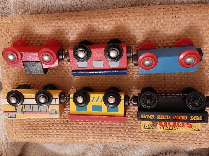Brio type toy trains