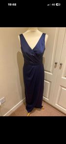 Folkster midnight blue evening gown size 6