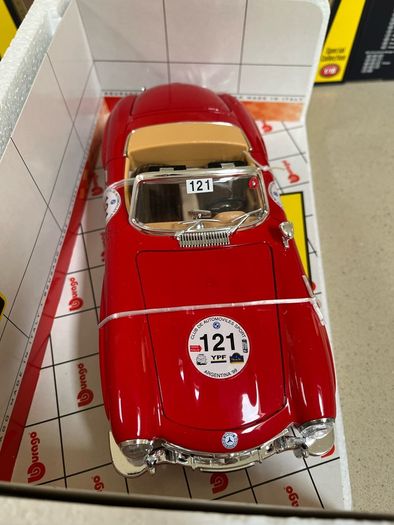 Mercedes 300 SL Mille Miglia Argentina 1/18 Burago Rare