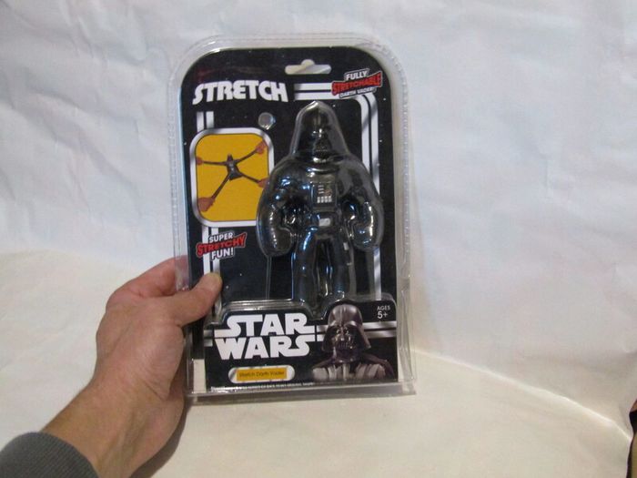 Stretch Mini Star Wars Darth Vader Action Figure Brand New Sealed