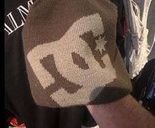Dc shoes hat beanie khaki green