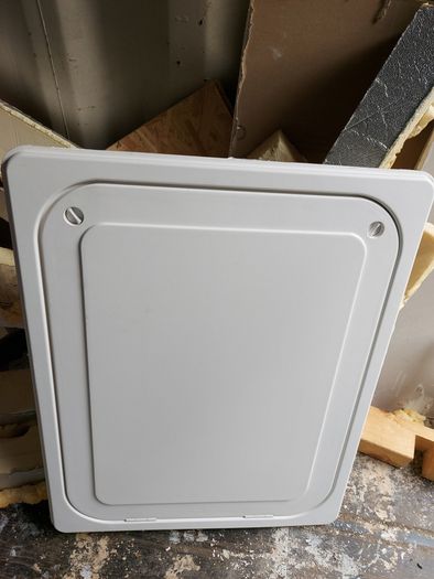 Attic insulated door