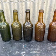 Antique Deasy's of Clonakilty porter bottles x5
