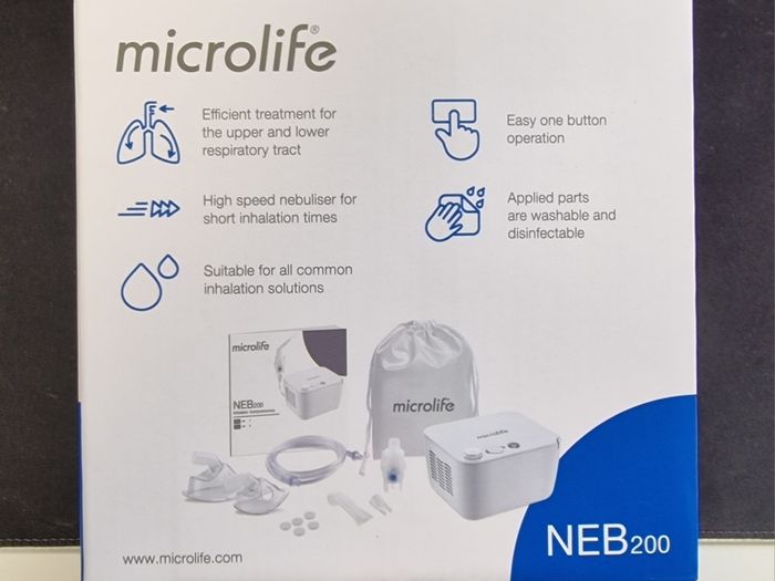 Microlife NEB 200 Compressor Nebuliser (Brand New & Unused)