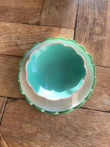 Decorative trinket dish set of two