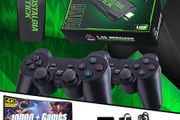 Video Game Console 64G Built-in 20000 Games Retro handheld Game Console Wireless Controller Game Stick For Children Xmas Gifts CPS FC GB MD GBA SFC PS1 ATARI GBC SNES NES MEGADRIVE PLAYSTATION