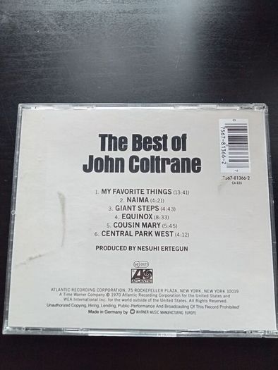 The Best of John Coltrane CD Jazz