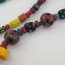 Antique Venetian Style Gabri & African Glass beads Necklace Image 9