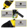 220V-230V Dual Action Car Polisher DA Car Polishing Machine Electric Random Orbit Adjustable Speed Waxer Buffer Machine Image 4