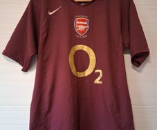 Arsenal Jersey. Official Nike Mens Home Jersey Season 2005/2006. Original From The Time. Not A Modern Day Remake.