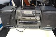 Aiwa cd radio and cassette player