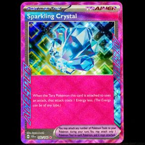 Sparkling Crystal 142/142 Ace Spec Holo Rare S&V Stellar Crown Pokemon Card