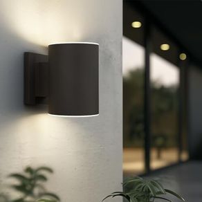 Grantham Up and Down Outdoor Solar Powered Wall Light