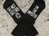 Among Us Inspired Kids & Adults Socks, Venting, Sabotage, Imposter, Do Not Disturb, Stocking Filler, Gaming, Gamer Gift, Teen, Teenager