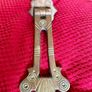 Original Antique Arts and Crafts Bronze Brass Door Knocker Image 4