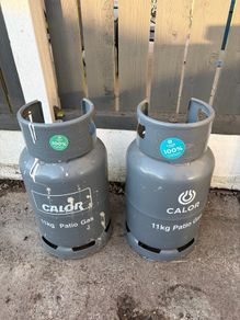 Calor Gas Propane Cylinder 11kg Empty x2
