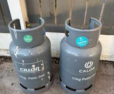 Calor Gas Propane Cylinder 11kg Empty x2