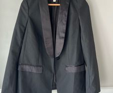 H&M oversized black blazer. Size XS