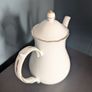 White and gold porcelain coffee pot Image 3