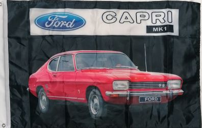 Ford Capri Mk 1 red flag.