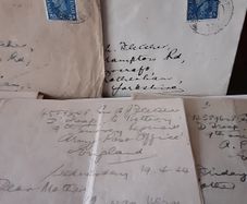 militaria :letter's from gnr fletcher