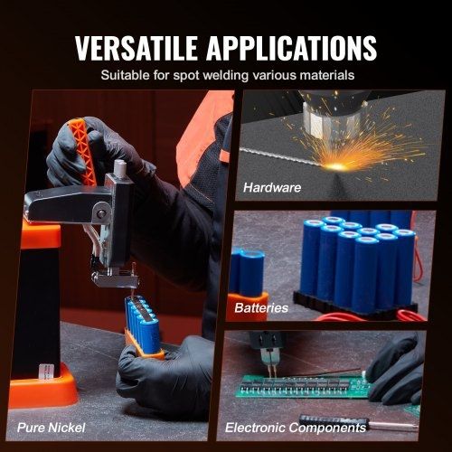 Battery Spot Welder, 14.5KW Capacitor Energy Storage Pulse Battery Spot Welder with 73B Welding Pen, 801D High Power Spot Welding Equipment
