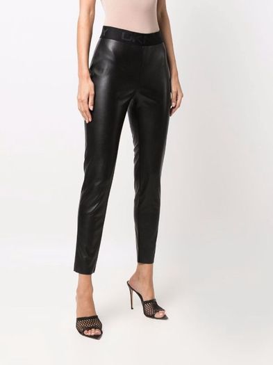 DKNY Leather Leggings