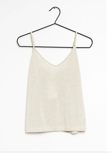 & other stories beige top size 8