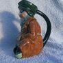 BEGGAR MAN (Staffordshire Fine Ceramics Ltd) - a finely made toby jug of a blind beggar from the Tinker-Tailor series (1960's / 1970's). Large size 18.2 cm. Image 3