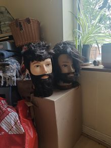 Barber Heads/ mannequins with tripod