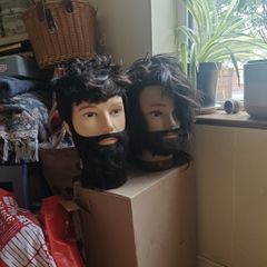 Barber Heads/ mannequins with tripod