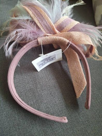 Fascinator/Two Tone Feathers .. Price Drop