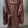 Women's coat with belt Image 4
