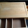 Solid Wood Butcher Block Kitchen Cabinet on casters Image 3