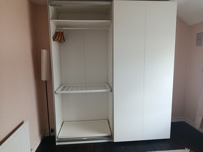 Large double sliding wardrobe
