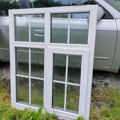 PVC Double glazed window- High quality