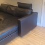 Ikea leather sofa with chassis Image 3