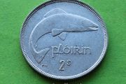 Ireland 1940 year Silver Florin.