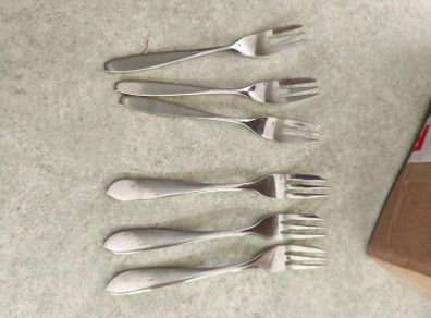 Viners Select 6 Pack Pastry Forks Stainless steel
