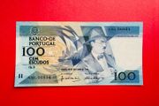 Portugal.  100 Escudos  1986     Pick 170   ( uncirculated )